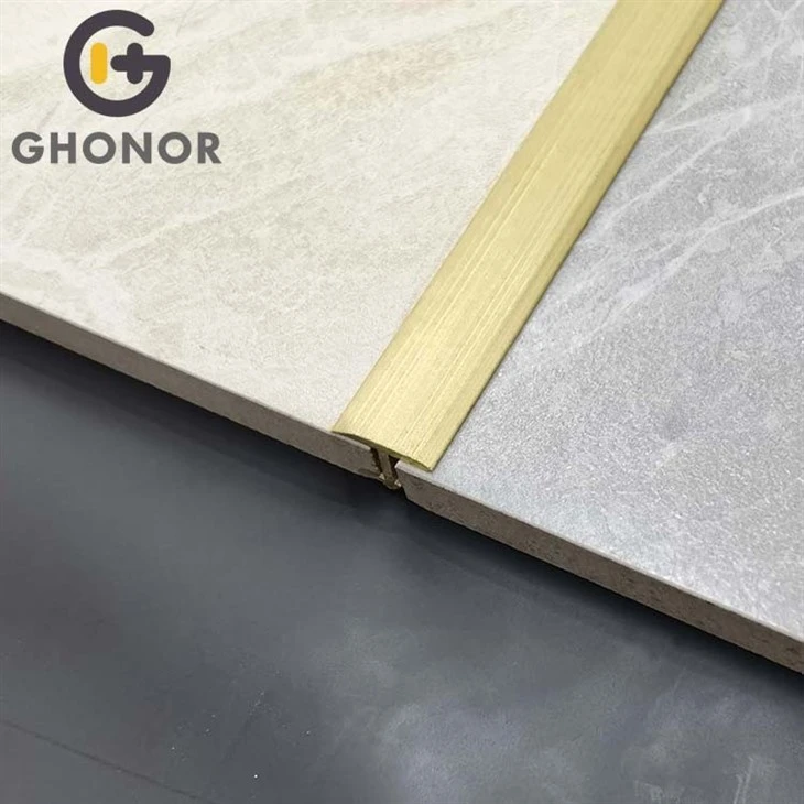 brushed brass trim for tiles