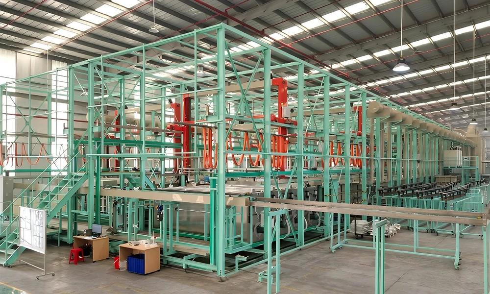 Fully automatic anodizing line Fully automatic anodizing line